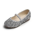 thumbnail image 1 of Zapatos de una sola capa de primavera y otoño para niños, zapatos de lentejuelas de cristal para niñas, zapatos de princesa con suela blanda y punta, zapatos de bebé Tide, 1 of 6
