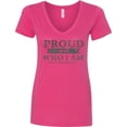 thumbnail image 3 of Inktastic Proud to Be Who I Am Black History Month Women's V-Neck T-Shirt, 3 of 5