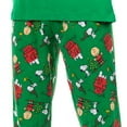 thumbnail image 3 of Peanuts Snoopy Pajamas Wake Me When It's Christmas Adult Tight Fit Sleep Set, 3 of 6