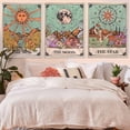 thumbnail image 3 of Gojian Orange Moth Tapestry Boho Retro Floral Flowers Tapestries Aesthetic Vintage Mushroom Tapestries for Bedroom Indie Small Tapestry Wall Hanging for Living Room Dorm, 3 of 6