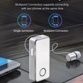 thumbnail image 4 of Seitruly Auriculares F2Pro compatibles con Bluetooth 5.0 con micrófono, auriculares telescópicos de alta resistencia, miniauriculares, Cable retráctil Cables de audio/vídeo Negro seitruly EL025054-01B, 4 of 6