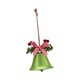 thumbnail image 2 of Adornos de campana de Navidad Campanas de metal de Navidad Decoración colgante de Navidad encantadora para corona Suministros de fiesta de Navidad 1 campanas de trompeta verde mayimx Colgante colgante, 2 of 9