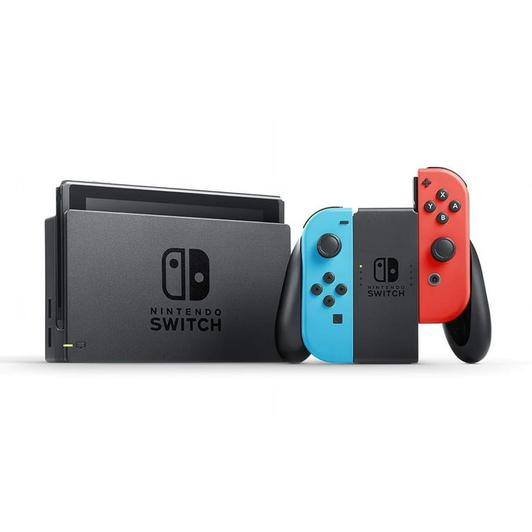 Nintendo Switch Game Console with Neon Blue & Red Joy-Con Nintendo Switch Game Console with Neon Blue & Red Joy-Con