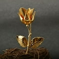 thumbnail image 2 of Broche de flor Chapado en Oro Yinane para Hombre, 2 of 8