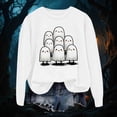 thumbnail image 6 of Godom Halloween Womens Sweatshirts Ghost Graphic Long Sleeve Tops Loose Fit Fall Cute Thick Shirts Winter Outfits Trendy Clothes, 6 of 7