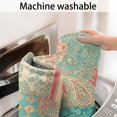 thumbnail image 5 of Pioneer Flower Floral Print Pattern Bathroom Rugs Mat, Non Slip Microfiber Bathroom Rug with Rubber Backing, Soft Mats for Bathroom Floor Tub Shower, 17"x27", 5 of 5