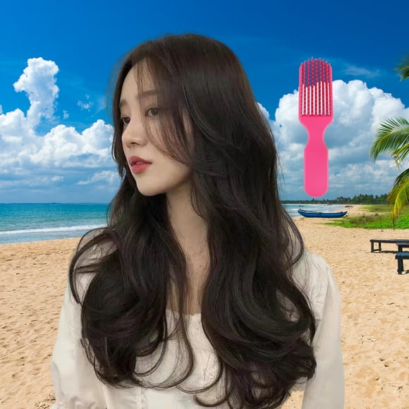 Fiudx Cepillo Desenredante para Mujeres, Hombres y Niños - No Tira Del Cabello - Cepillos Alisadores para Cabello Liso, Rizado y Mojado - Cepillo para El Cabello