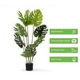 thumbnail image 3 of Enova Floral 48 inches Artificial Monstera Tree in Nursery Pot for Indoor Decoration, 3 of 5