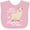 AD-Pink, variant on Inktastic Gigi's You Say Alpaca My Bags Boys or Girls Baby Bib