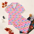 thumbnail image 5 of Kogui Kids Pajamas Girls Little Girls Pajamas Summer Short Sets Sleepwear Toddler Pjs Clothes 2T 3T (Pink,2-3 Years), 5 of 6
