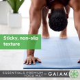 thumbnail image 5 of Gaiam Essentials Esterilla De Yoga Premium Con Eslinga, Color Negro, 72 Pulgadas De Largo X 24 Pulgadas De Ancho X 1/4 Pulgadas De Grosor, 5 of 5