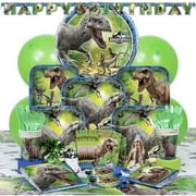 Deluxe Jurassic World Party Supplies Kit for 8