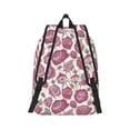 thumbnail image 3 of Balery Rose Flowers Vintage Canvas Backpack for Men and Women - Large Capacity, Durable Travel Laptop Bag for School, Work, Hiking, and Outdoor Activities, 3 of 7