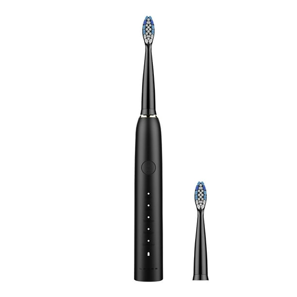 Cepillo de Dientes Recargable para Adultos Cepillo de Dientes Eléctrico para Niños con 2 Cabezas de Cepillo, Cepillo de Dientes para Adultos con 5 Modos, Cepillo de Dientes Eléctrico Recargable para V