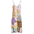 thumbnail image 5 of Easter Bunnies Rabbits Sleeveless Dress Women's Luxury Party Dress Birthday Dresses for Women, 5 of 7