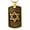 3, Gog Tag Gold, variant on Dog Tag Star of David Necklace for Men 316L Stainless Steel Black Gun Magen David Star Pendant Jewish Jewelry