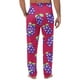thumbnail image 5 of Pantalones largos para hombre con estampado de cintura elástica y bolsillo con cordón, pantalones largos de poliéster para hombre, 5 of 5