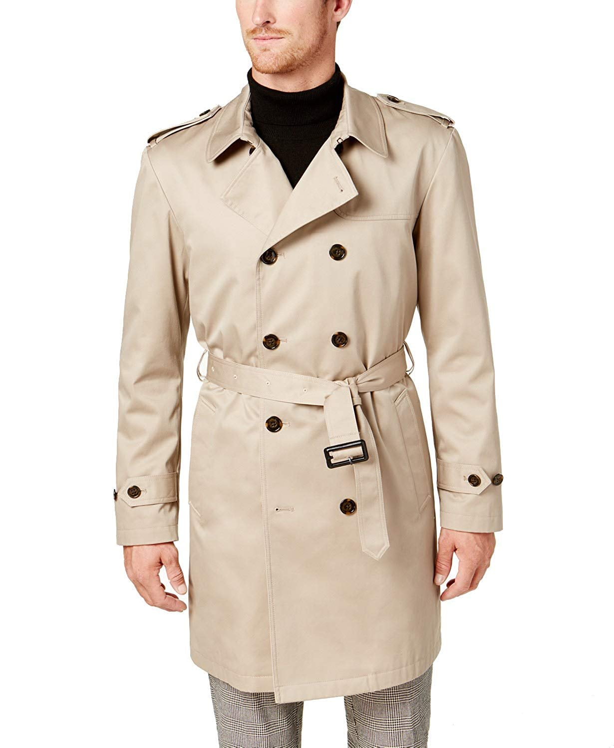 lauren ralph lauren belted water resistant trench coat