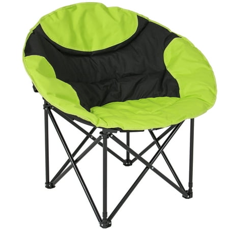 best choice products folding lightweight moon camping chair outdoor sport - (Best Lightweight Camping Chair)