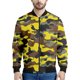 thumbnail image 3 of Chaqueta con estampado de camuflaje para hombre, colorida chaqueta de manga larga con estampado 3D, chaquetas casuales holgadas con cremallera para deportes de calle, 3 of 5