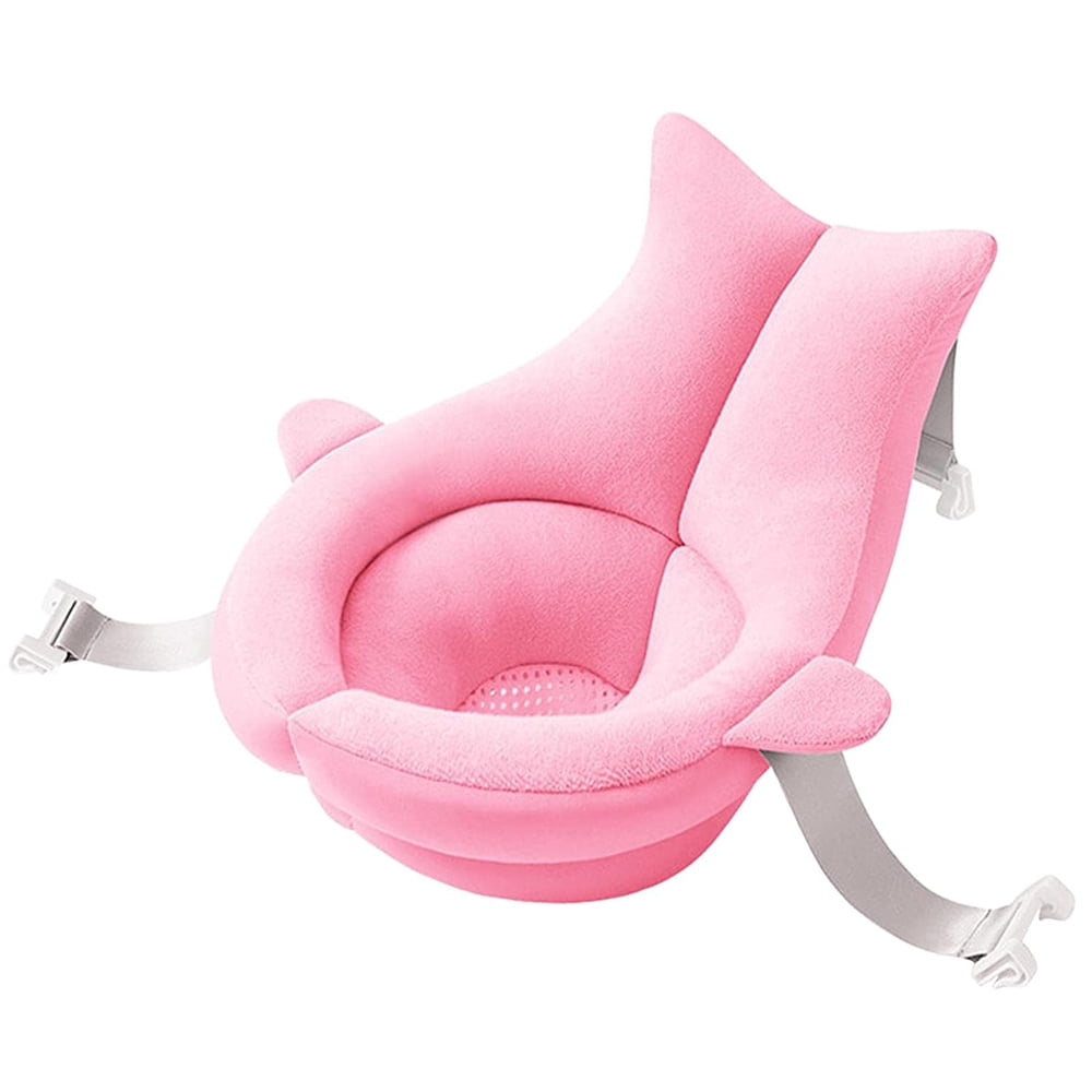 NOGIS Newborn Shower Mesh Cushion Baby Bathtub Seat for Kid's Shower