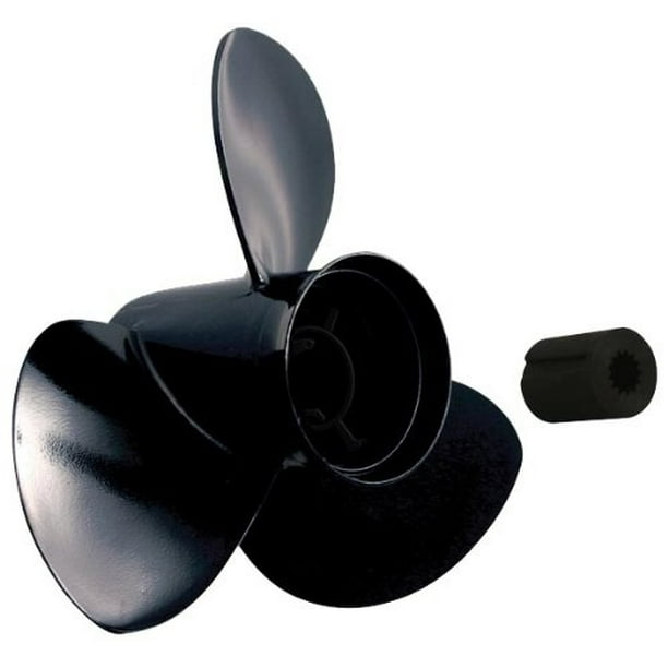 21100910 Hustler Boat Propeller 9 x 9, 3 Blade Aluminum RightHand
