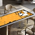 thumbnail image 5 of Puntoco Camino de mesa con estampado de Halloween, mantel de restaurante, mantel de lino de imitación directo de fábrica, servilleta, 5 of 5