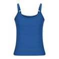 thumbnail image 5 of AherBiu Crop Tops for Women Summer Tank Tops Slim Fitted Sleeveless Going out Tops Camisole Shirts, 5 of 6