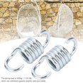 thumbnail image 4 of 2 Piece 7mm Hammock Chair Spring, 1102.3 lb Weight Capacity Heavy Duty Hammock Spring Hooks, Durable Galvanized Iron Extension, 4 of 5