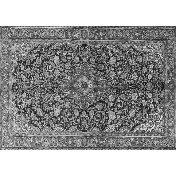 Ahgly Company Indoor Rectangle Persian Gray Traditional Area Rugs, 4' x 6'