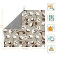 thumbnail image 2 of Uemuo Cotton Tree Pattern Dish Drying Mat,16*18 inch Absorbent Dish Drainer Kitchen Counter,Large Size Dish Drying Pad for Countertops,Sinks,Draining Racks, 2 of 6
