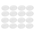 thumbnail image 1 of 100Pcs Disposable Oval Paper Plates 10 Inch White Compostable Microwaveable Freezerable Disposable Pulp Dish, 1 of 5