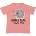 thumbnail image 3 of Inktastic Mimi and Papa Love Me Elephant Boys or Girls Toddler T-Shirt, 3 of 5