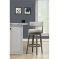 thumbnail image 3 of Hillsdale Lawton 40" Wood Contemporary Bar Stool in Gray Finish, 3 of 5