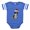 Royal Blue, variant on CafePress - FIN Santa Havanese - Cute Infant Baby Football Bodysuit