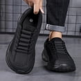 thumbnail image 4 of Men's Wide Toe Walking Shoes Lightweight Breathable Mesh Sneakers with Cushioned Non-Slip Sole for Running Gym Training Travel Outdoor Sports and Daily Comfort, 4 of 9