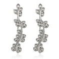 thumbnail image 2 of FeiraDeVaidade Leaf Earring Crawler Ear Climber Stud Simple Minimal Dainty for Women  Girls, 2 of 7