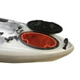 thumbnail image 6 of BKC PK14 14' Tandem Sit On Top Pedal Drive Kayak W/ Rudder System, 2 Paddles, 2 Upright Back Support Aluminum Frame Seats 2 Person Foot Operated Kayak, 6 of 8