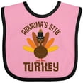 thumbnail image 3 of Inktastic Thanksgiving Grandma Little Turkey Boys or Girls Baby Bib, 3 of 4