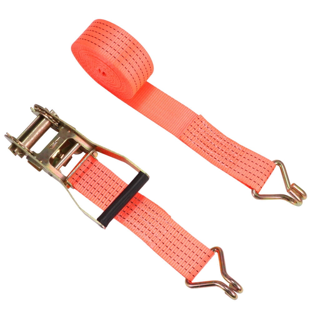 Hook Ratchet Strap 6M Cargo Bind Lashing Strap for Moving Cargo Freight