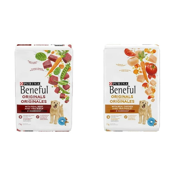 Beneful Originals Dry Dog Food, Beef 7 kg + Chicken 7 kg