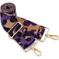 thumbnail image 1 of LAICAIW Wide Shoulder Strap Adjustable Replacement Belt Guitar Style Crossbody Bag Handbag Strap Multicolor Canvas Straps(wide:1.97"(5CM)) (Leopard12), 1 of 5