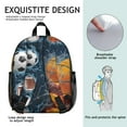thumbnail image 4 of Students Sports Backpack - Baseball, Football, Basketball Print, Water-Resistant, Comfortable for Training and Competition, 4 of 6