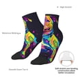 thumbnail image 6 of Fuzoiu Neon Pop Art Pitbull Print Adult Socks, Crew Moisture-wicking Socks, Unisex Cushion Crew Socks,Casual Sports Ankle Socks, 6 of 7