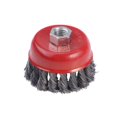 thumbnail image 4 of CRAFTHROU 6Pcs Coarse Knotted Wire Cup Brush Set for Industrial Use 2.76Inch, 4 of 4