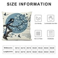 thumbnail image 5 of GOSMITH Throw Pillow Covers Watercolor Bird with Quotes Cushion Pillow Case Home Decor Pillowcase  White, 5 of 5