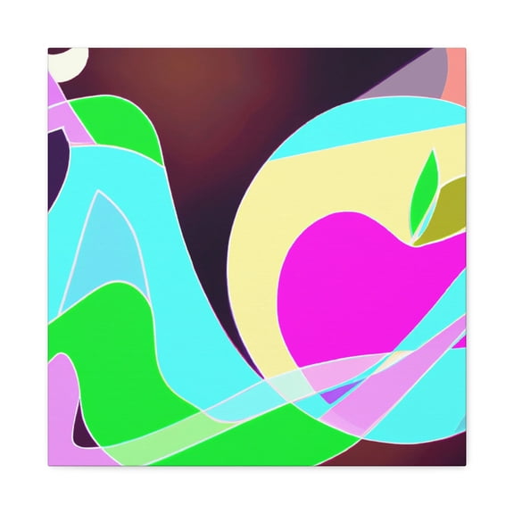 Ebb of Digital Colors - Canvas