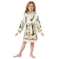 thumbnail image 6 of FORMRS Niños Bathrobe Unisex Hooded Robe Soft Plush Pajamas Sleepwear, Size 7-9T, Cartoon Halloween Cat, 6 of 7