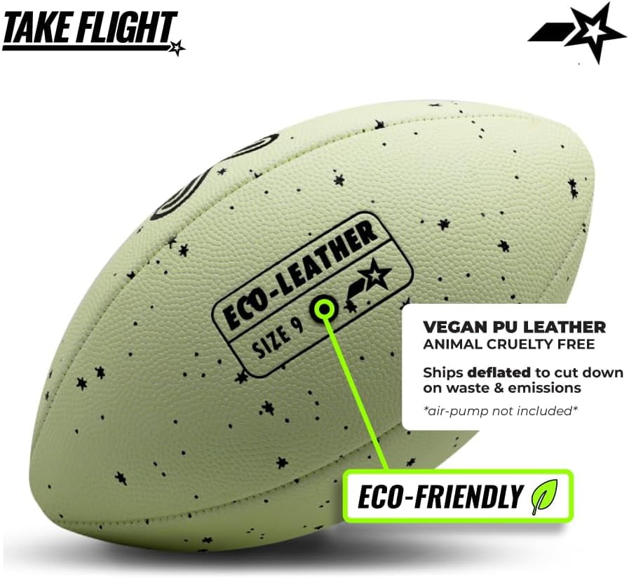 TAKE FLIGHT GLOW IN THE DARK FOOTBALL