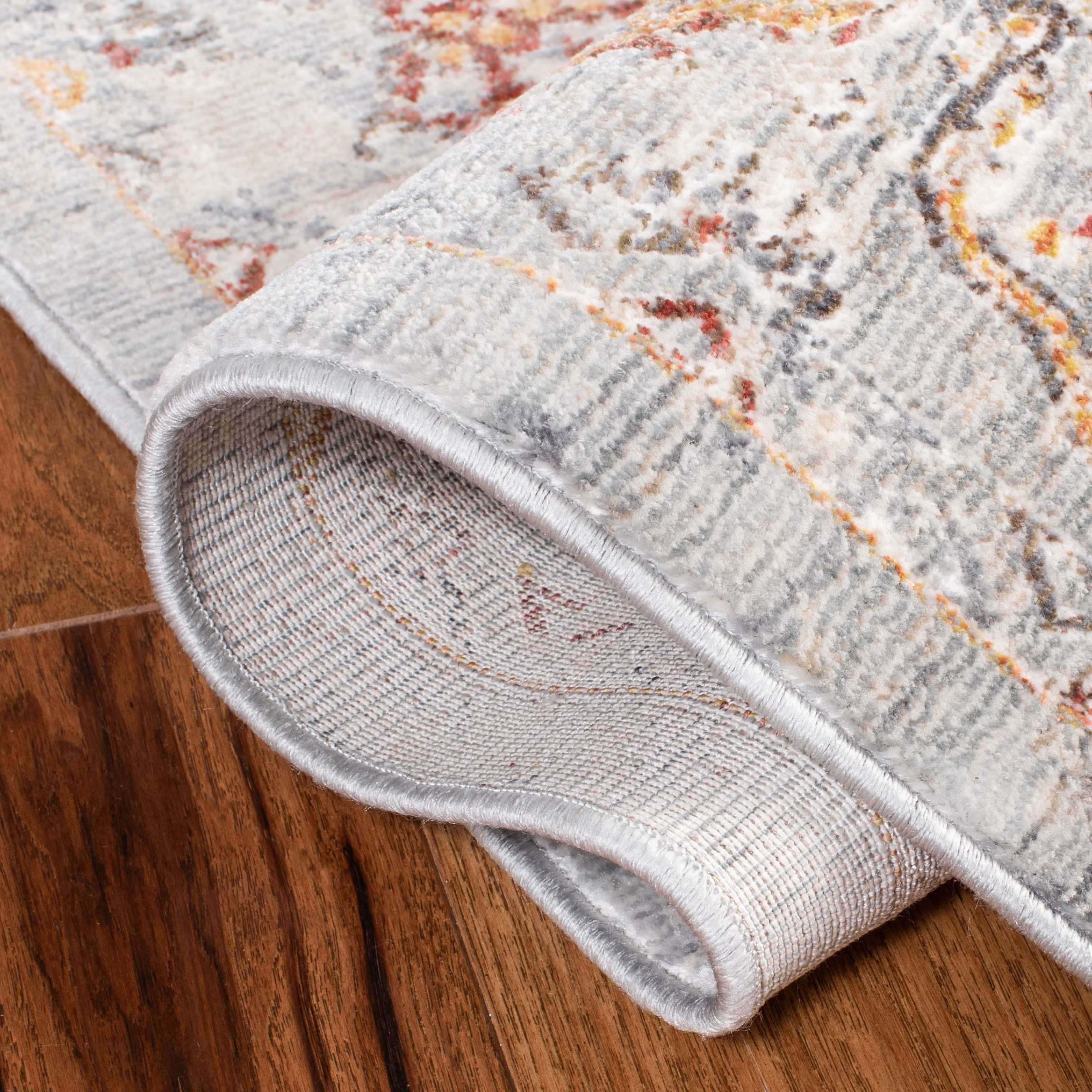 Safavieh History Stanice Oriental Area Rug, Light Gray/Gold, 6'7" x 6'7" Square